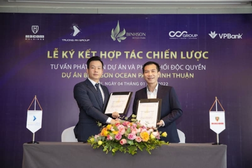Hacom Holdings ký kết hợp tác chiến lược dự án công viên đại dương Bình Sơn Ninh Thuận